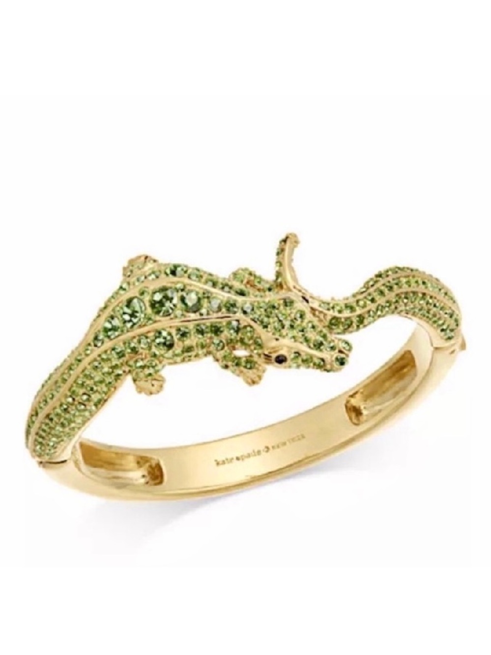 $98 Kate Spade Swamped Crystal Cuff Bracelet
